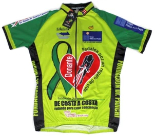 Safety Smart Wear Biking Cycling Jersey Sz L Puerto Rican Flag 3/4 Zip Front New - Picture 1 of 9