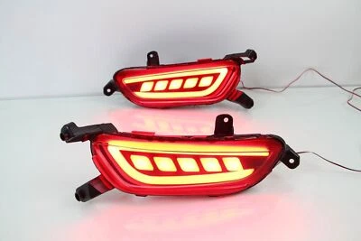 LED Rear Bumper Tail Brake  Reflector Light Fog Lamp For Mazda CX-3 2016-2020 - Imagem 1 de 4