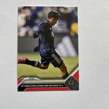 2023 Topps Now MLS 24 JOAQUIN TORRES PHILADELPHIA UNION RED 4/10