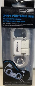 Digital Energy Micro USB Cable Bottle Opener charge and sync  - Picture 1 of 2