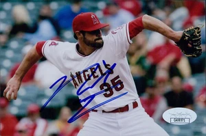 Nick Tropeano Los Angeles Angels Signed 4x6 Glossy Photo JSA Authenticated - Picture 1 of 2