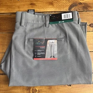 Greg Norman Golf Pants Men's 40x30 Gray Performance Stretch Moisture Wick NEW - Picture 1 of 10
