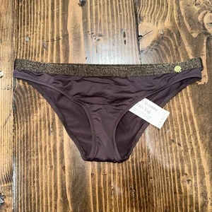 Lascana X Venus Women's Bikini Bottom Size 6 Brown/Gold Low-Rise NWT - Picture 1 of 8