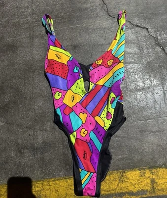 Peter Max neomax One Piece Swimsuit Womens Size 10  - Image 1 of 4