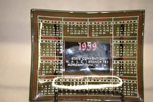 De colección 1959 N.A.L.C. CENICERO DE CRISTAL RAMA CONVENCIÓN ESTATAL 783 - Imagen 1 de 1