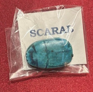 Scarab Bead Cairo Egypt Museum Original Package - Picture 1 of 9