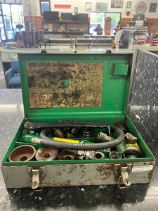 Greenlee Knockout Punch Set 767 Hydraulic Tool No. 7306 Slug Splitter W/ Extras - Picture 1 of 3