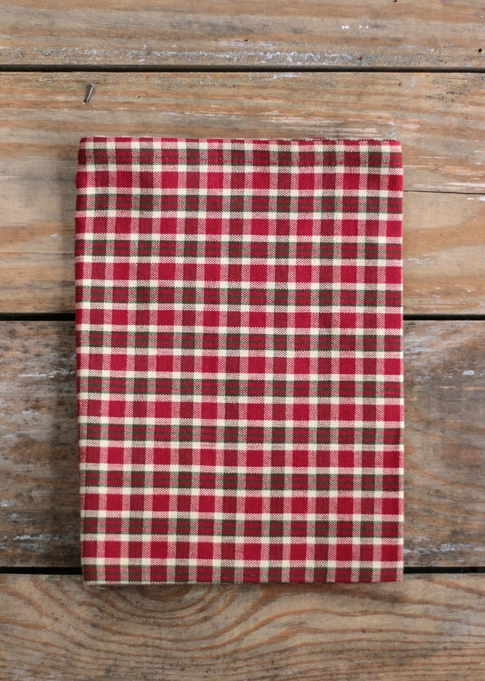 Toalla de cocina Park Designs Navidad rojo alpino verde a cuadros vacaciones Foto 1 de 1