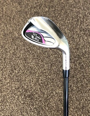 Cuña de arena derecha Tour Edge Moda Silk para dama, varilla de grafito L-Flex, agarre suave NB Foto 1 de 4