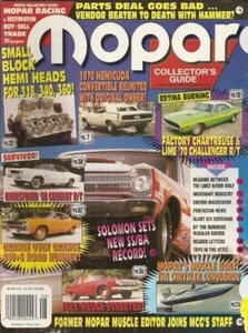 MOPAR COLLECTORS GUIDE 2003 AUG - GREEN GO & CHARTREUSE 70 CHALLENGER RT - Imagen 1 de 1