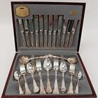 Viners Kings Royale 44 Piece Canteen Stainless Steel Cutlery With Box Serves Six