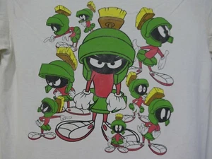 VTG 1996 MARVIN THE MARTIAN WARNER BROS SINGLE STITCH MADE IN USA MEN'S LARGE - Picture 1 of 9