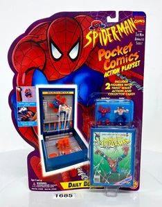 Spider-Man and Smythe Pocket Comics Mini Playset Marvel ToyBiz 1994 - Picture 1 of 8
