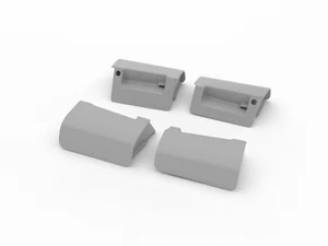 Alfa Romeo 156 GTA Side Skirt Jacking Point Covers, Cassetti Minigonne 156036564 - Imagen 1 de 8