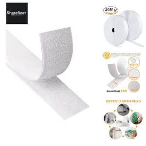 Blooven Klettband Selbstklebend 20 Meter Extra Stark, Doppelseitig Klebende m... - Bild 1 von 7