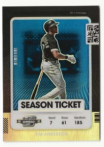 Contenders Optic Tim Anderson 2021 azul Prizm #52/99 - Imagen 1 de 3