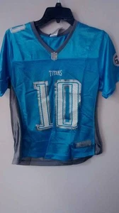 Reebok Women's NFL Jersey Titans Vince Young Light Blue sz L - Picture 1 of 1