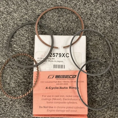 NEW GENUINE WISECO 2579XC Ring Set, 65.50mm - Изображение 1 из 2