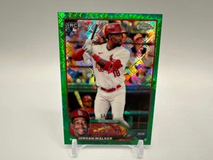 2023 Topps Chrome Logofractor Jordan Walker Rookie Green /99 - Picture 1 of 2