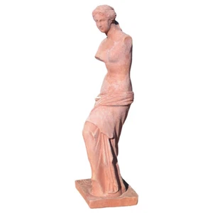 Scultura Venere di Milo in Terracotta Italiana Esterni Giardini o Interni H 45cm - Picture 1 of 4