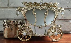 LOT OF 2 Bath Body Works DISNEY PRINCESS Carriage w/ Limited edition Candle - Picture 1 of 2