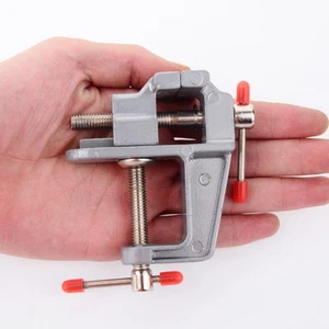 Bench Vise Swivel Tabletop Clamp Vice Tilts Mini Universal DIY Work Hobby Tool - Picture 1 of 6