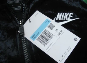 $90 Nike 2pc set Tracksuit DM2354 Zip Jacket & Pants Black Girl NoSalesTax - Picture 1 of 9
