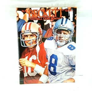 Beckett Football Monthly May 1994 Joe Montana Troy Aikman Cowboys 49ers - Picture 1 of 2
