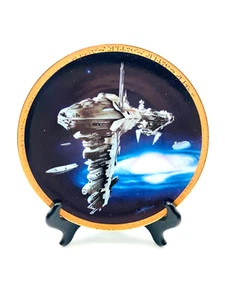 Star Wars Plate Medical Frigate Space Vehicle #1145A Hamilton Collection w/COA - Picture 1 of 7