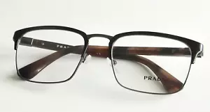 Gafas Prada VPR 54T USF-101 Marrón Tortuga Marco Lente Transparente Estuche 55-19-140 - Imagen 1 de 7