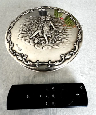 Antiguo JOYERO Mappin & Webb Londres Inglaterra MUY GRANDE Plata de Ley RARO Foto 1 de 4