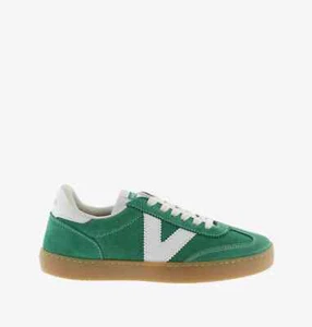 Victoria - Women Berlin Ciclista Split Leather Retro Verde NEW IN BOX - Picture 1 of 5