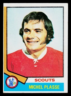 1974-75 Topps Hockey Card #257 Michel Plasse - Image 1 of 2