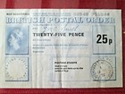 British Postal Order - Elizabeth II - 25p - Lace Market Nottingham 1972 - VGC