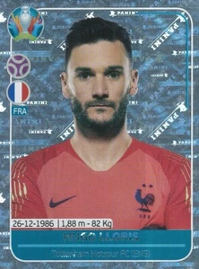FRA06 HUGO LLORIS # FRANCE METAL STICKER PANINI UEFA EURO 2020 - Picture 1 of 2