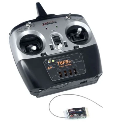 Radio Link T8FB+R8EF 8 Channels 2.4G Raido Set for RC Plane Helicopter Car Boat - Image 1 of 4