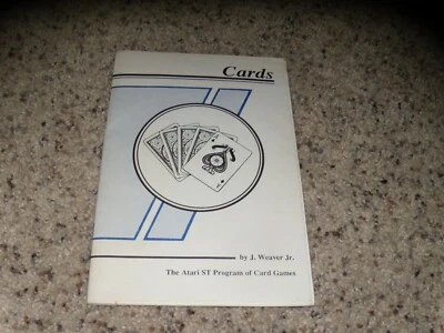 Cards Atari ST Game manual - No game or disks - Image 1 of 2