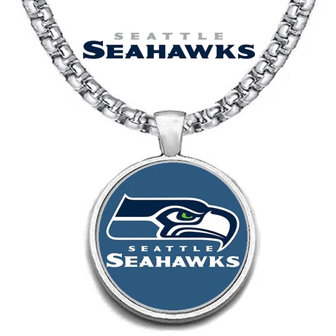 Special Large Seattle Seahawks Mens 24" Chain Pendant Necklace FREE SHIP' D30 Cover