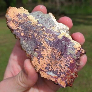 CAMPBELLITE SLAB FROM BISBEE ARIZONA ROUGH 106.4 GRAMS - Picture 1 of 5