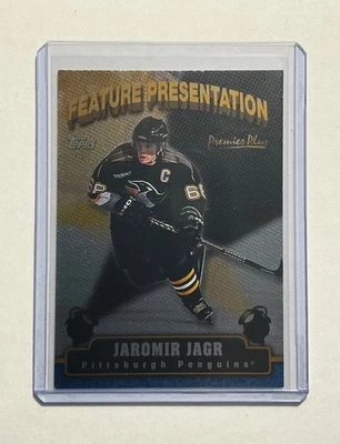 1999-00 Topps Premier Plus Jaromir Jagr/Penguins Función Presentación Inserto Foto 1 de 2