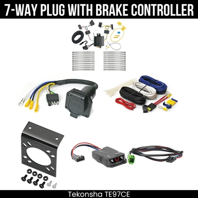 7-Way + Brake Control For 07-13 Mercedes Freightliner Dodge Sprinter 2500 3500 - Image 1 of 4