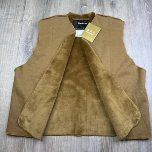 Barbour Warm Pile Lining Whiskey Suede Bedale Beaufort’s Jackets Size 48 NWT - Picture 1 of 12