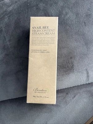 Crema de vapor de alto contenido Benton Snail Bee (acné/antienvejecimiento) KBeauty Foto 1 de 4