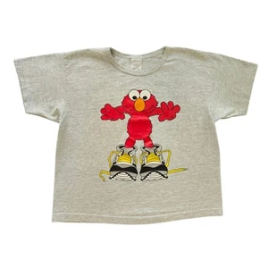 Vintage Elmo Sesame Street PBS Sneakers Print KIDS Size T Shirt - Picture 1 of 7