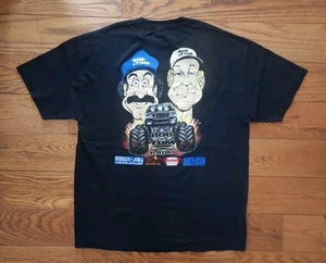 Vintage 90s BOB and TOM in The Morning T-Shirt Sz XL Rare B&T Radio Show - Picture 1 of 7