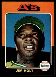 1975 O-Pee-Chee Jim Holt Oakland Athletics #607 - Picture 1 of 2