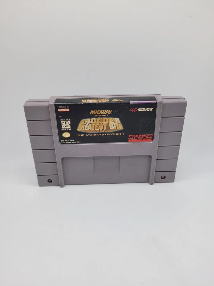 Midway Arcade's Greatest Hits Atari Collection 1 - Super Nintendo SNES - Tested! - Image 1 of 3