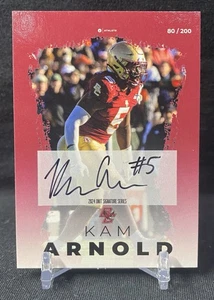 Autógrafo de atleta ONIT 2024 Kam Arnold #S-14/200 - Imagen 1 de 2