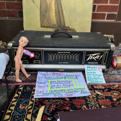 Peavey Serie 260C Monitor EQ Amplificador de Potencia Amplificador de Cabeza De Colección EE. UU. Foto 1 de 4