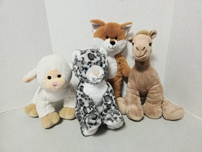 4 Build A Bear, Way Of Lights Plush Stuffed Animals - Fox, Lamb, Camel, Leopard - Image 1 of 4